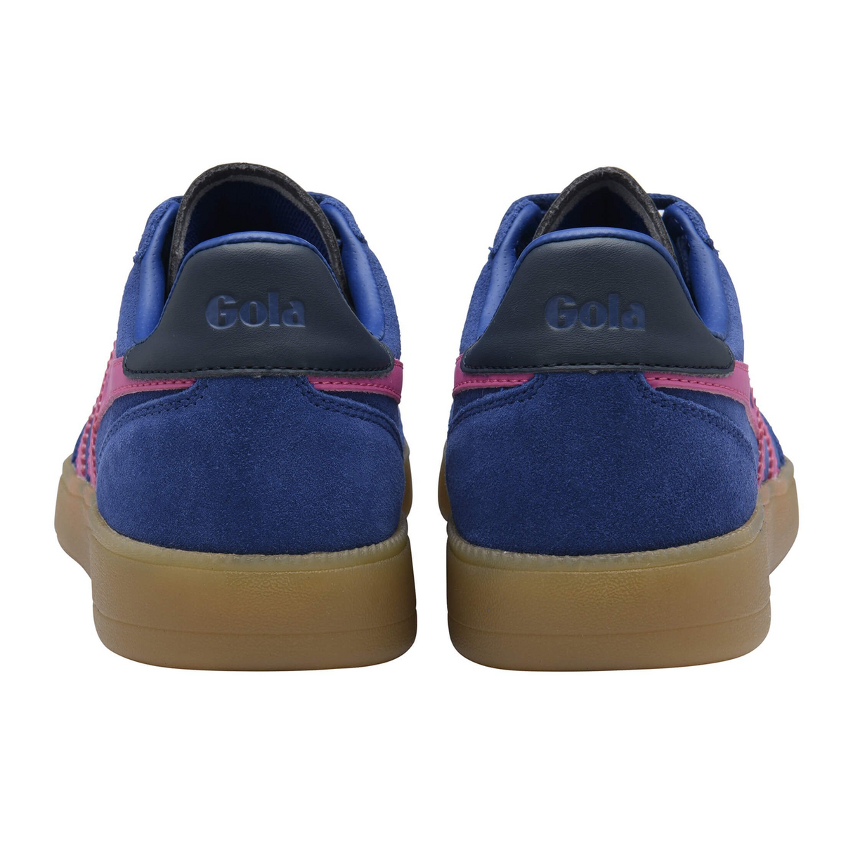 Gola Viper Sneaker (Women) - Deep Blue/Shocking Pink/Navy/Gum Athletic - Casual - Lace Up - The Heel Shoe Fitters