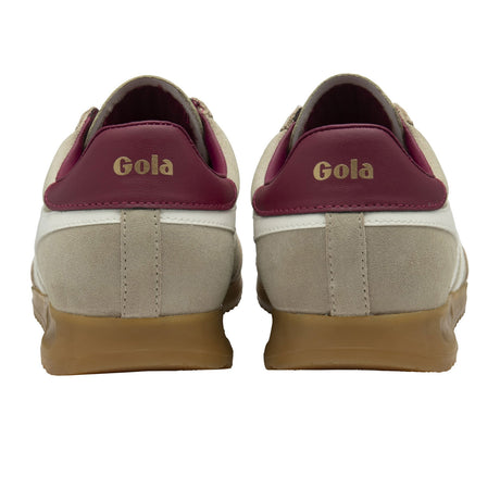 Gola Torpedo Sneaker (Women) - Bone/Off White/Cerise Athletic - Casual - Lace Up - The Heel Shoe Fitters