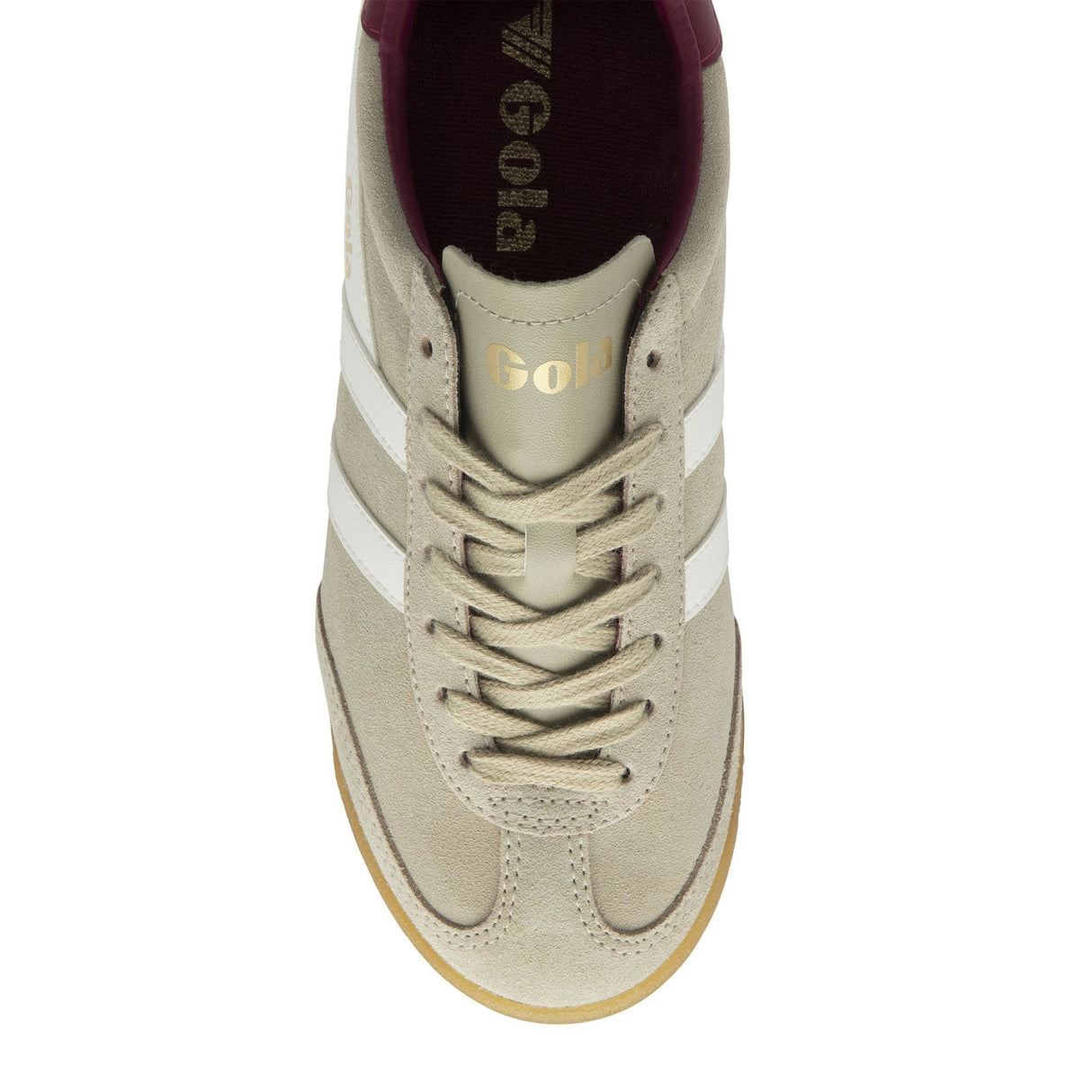 Gola Torpedo Sneaker (Women) - Bone/Off White/Cerise Athletic - Casual - Lace Up - The Heel Shoe Fitters