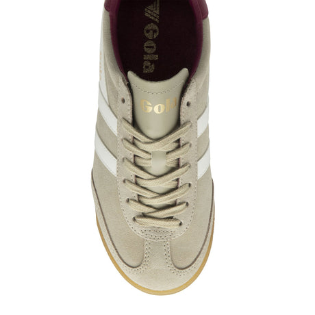 Gola Torpedo Sneaker (Women) - Bone/Off White/Cerise Athletic - Casual - Lace Up - The Heel Shoe Fitters