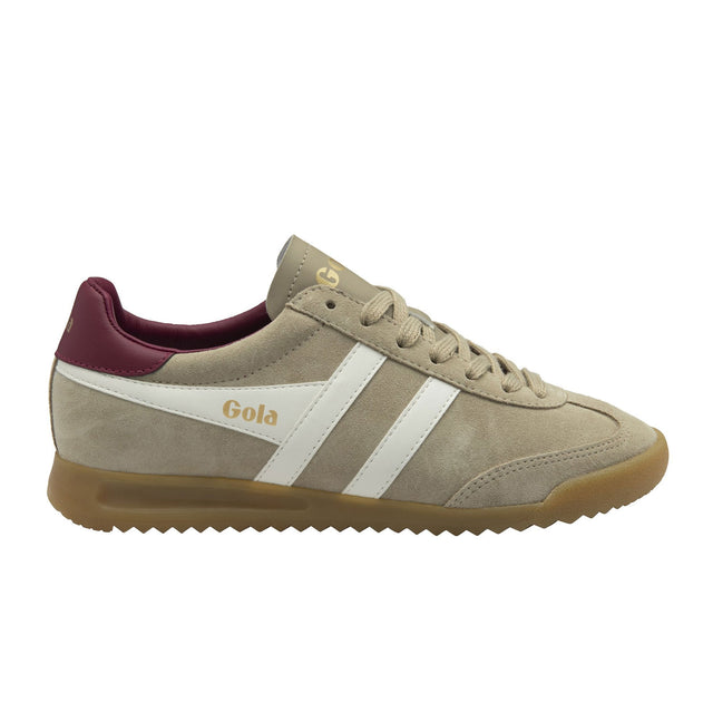 Gola Torpedo Sneaker (Women) - Bone/Off White/Cerise Athletic - Casual - Lace Up - The Heel Shoe Fitters