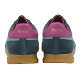 Gola Torpedo Sneaker (Women) - Dark Teal/Sea Mist/Fuchsia Athletic - Casual - Lace Up - The Heel Shoe Fitters