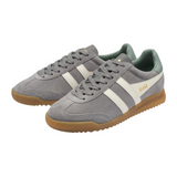 Gola Torpedo Sneaker (Women) - Cement/Off White/Green Athletic - Casual - Lace Up - The Heel Shoe Fitters