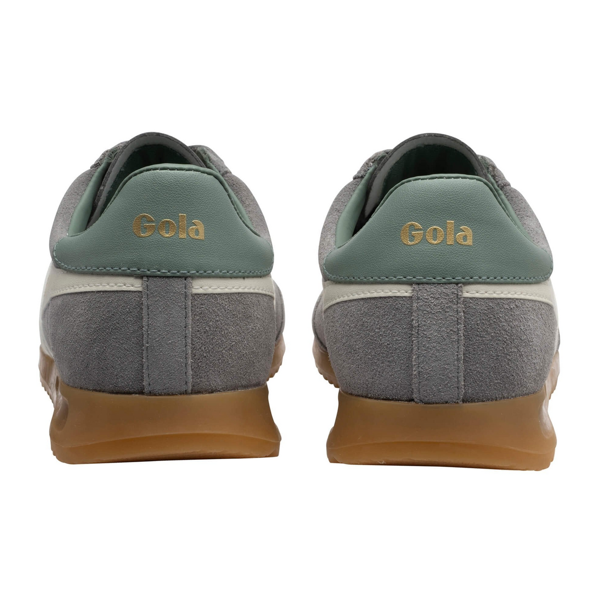 Gola Torpedo Sneaker (Women) - Cement/Off White/Green Athletic - Casual - Lace Up - The Heel Shoe Fitters