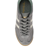 Gola Torpedo Sneaker (Women) - Cement/Off White/Green Athletic - Casual - Lace Up - The Heel Shoe Fitters