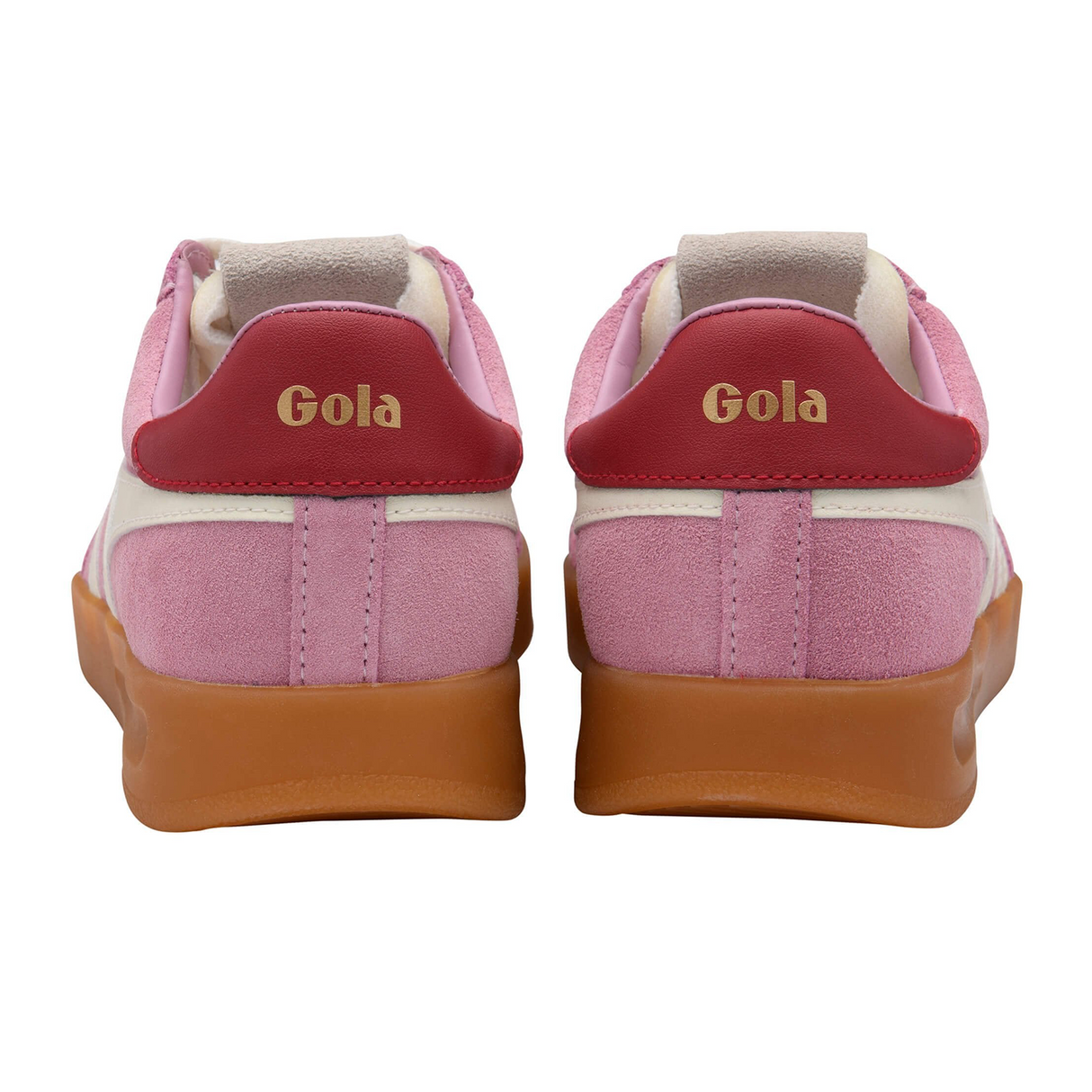 Gola Cyclone Sneaker (Women) - Candy/Off White/Deep Red/Gum Athletic - Casual - Lace Up - The Heel Shoe Fitters