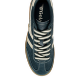 Gola Viper '78 Sneaker (Women) - Dark Teal/Off White/Gum Athletic - Casual - Lace Up - The Heel Shoe Fitters