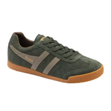Gola Harrier Sneaker (Men) - Dark Khaki/Rhino/Otter Athletic - Casual - Lace Up - The Heel Shoe Fitters