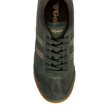 Gola Harrier Sneaker (Men) - Dark Khaki/Rhino/Otter Athletic - Casual - Lace Up - The Heel Shoe Fitters