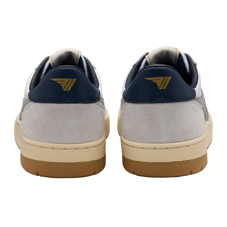 Gola Hawk Sneaker (Men) - White/Cement/Navy Athletic - Casual - Lace Up - The Heel Shoe Fitters