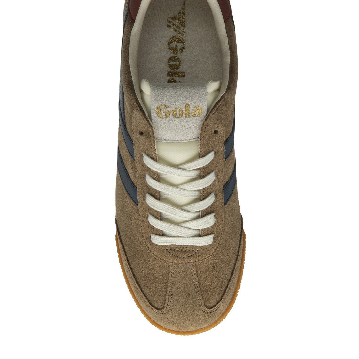 gola elan tobacco women Women's Sneakers - Brown - Size 8 A suede Gola logo patch is located at the tongue Gola Elan Men's Shoes Tobacco/Navy/Rust