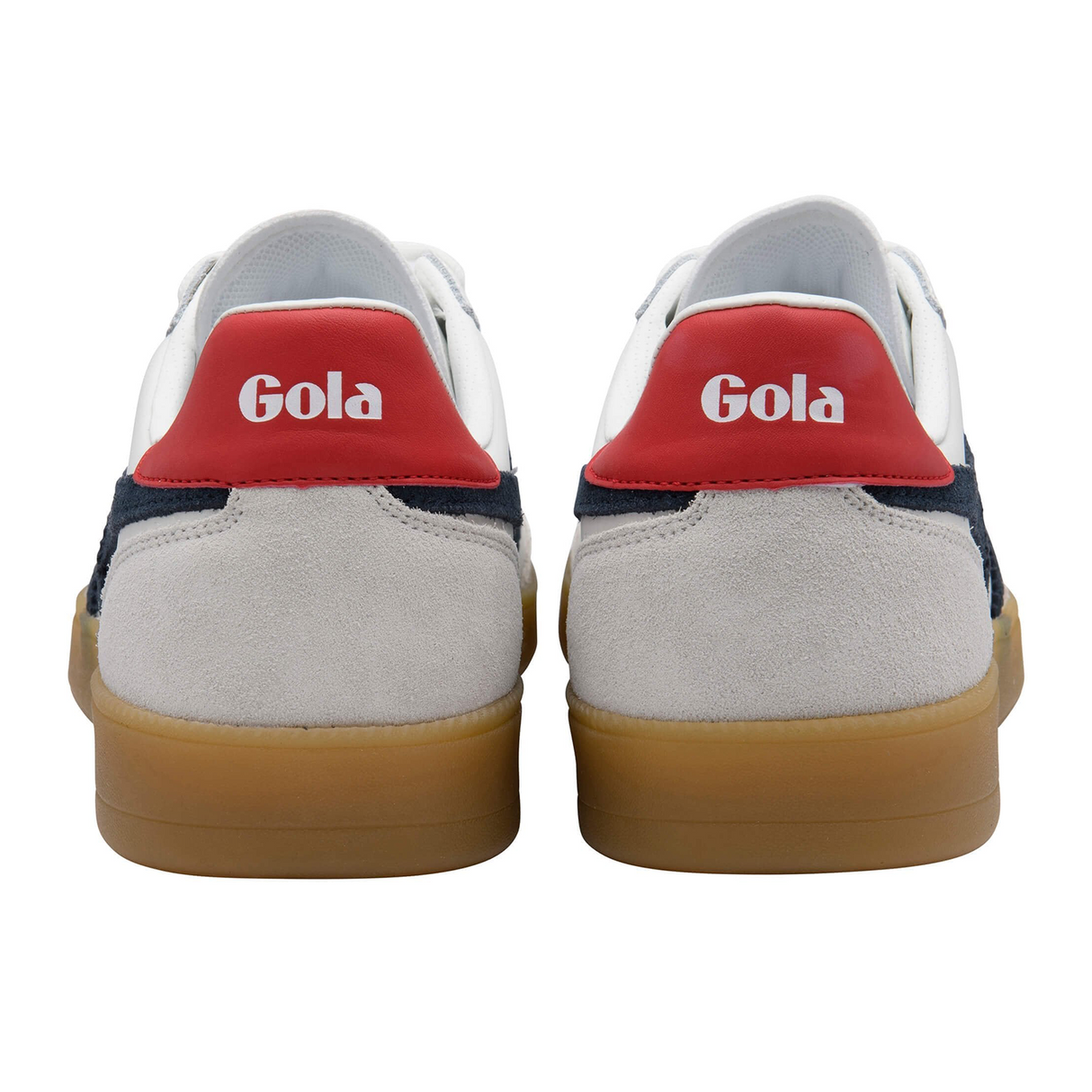 Gola Viper Leather Sneaker (Men) - White/Navy/Red/Gum Athletic - Casual - Lace Up - The Heel Shoe Fitters