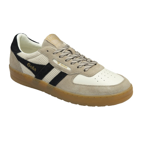 Gola Hawk '83 Sneaker (Men) - Off White/Bone/Black/Gum Athletic - Casual - Lace Up - The Heel Shoe Fitters