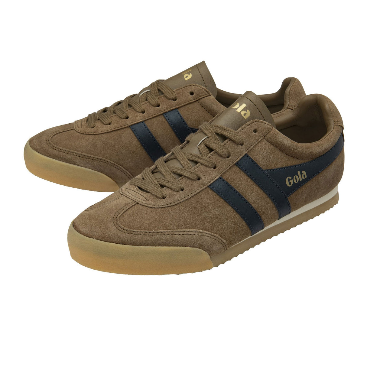 Gola Apollo Sneaker (Men) - Tobacco/Navy/Gum Athletic - Casual - Lace Up - The Heel Shoe Fitters