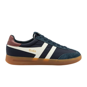 Gola Cyclone Nylon Sneaker (Men) - Navy/Off White/Red Ochre/Gum Athletic - Casual - Lace Up - The Heel Shoe Fitters