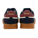 Gola Cyclone Nylon Sneaker (Men) - Navy/Off White/Red Ochre/Gum Athletic - Casual - Lace Up - The Heel Shoe Fitters