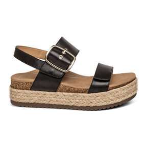 Aetrex Vania Platform Sandal (Women) Sandal - Backstrap - The Heel Shoe Fitters