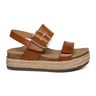 Aetrex Vania Platform Sandal (Women) - Cognac Sandal - Backstrap - The Heel Shoe Fitters