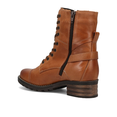 Taos Crave Lace Up Mid Boot (Women) - Caramel Boots - Casual - Mid - The Heel Shoe Fitters