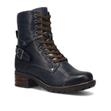 Taos Crave Lace Up Mid Boot (Women) - Dark Blue Boots - Casual - Mid - The Heel Shoe Fitters