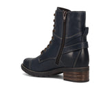 Taos Crave Lace Up Mid Boot (Women) - Dark Blue Boots - Casual - Mid - The Heel Shoe Fitters