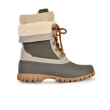 Storm by Cougar Creek Nylon Mid Winter Boot (Women) - Dark Olive Boots - Winter - Mid Boot - The Heel Shoe Fitters