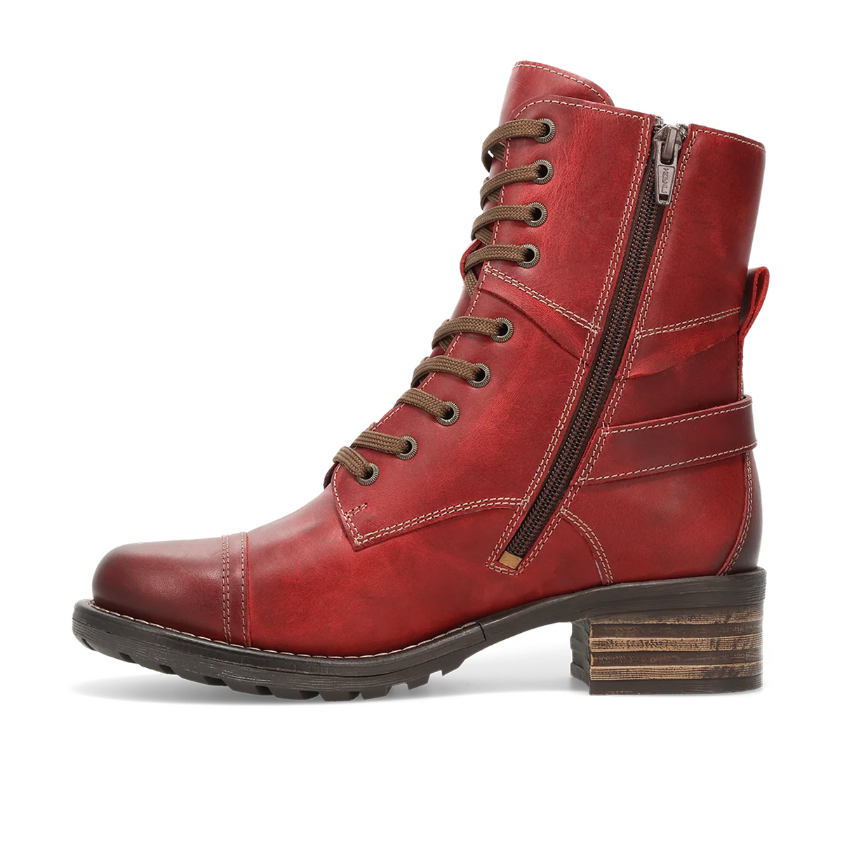 Taos Crave (Women) - Red Vintage Leather