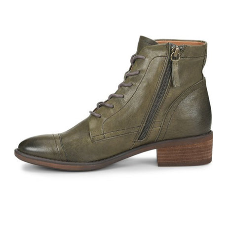 Comfortiva Cordia Ankle Boot (Women) - Army Green Boots - Casual - Mid - The Heel Shoe Fitters