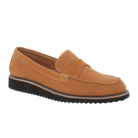 Comfortiva Laina Slip On Loafer (Women) - Luggage Dress-Casual - Loafers - The Heel Shoe Fitters