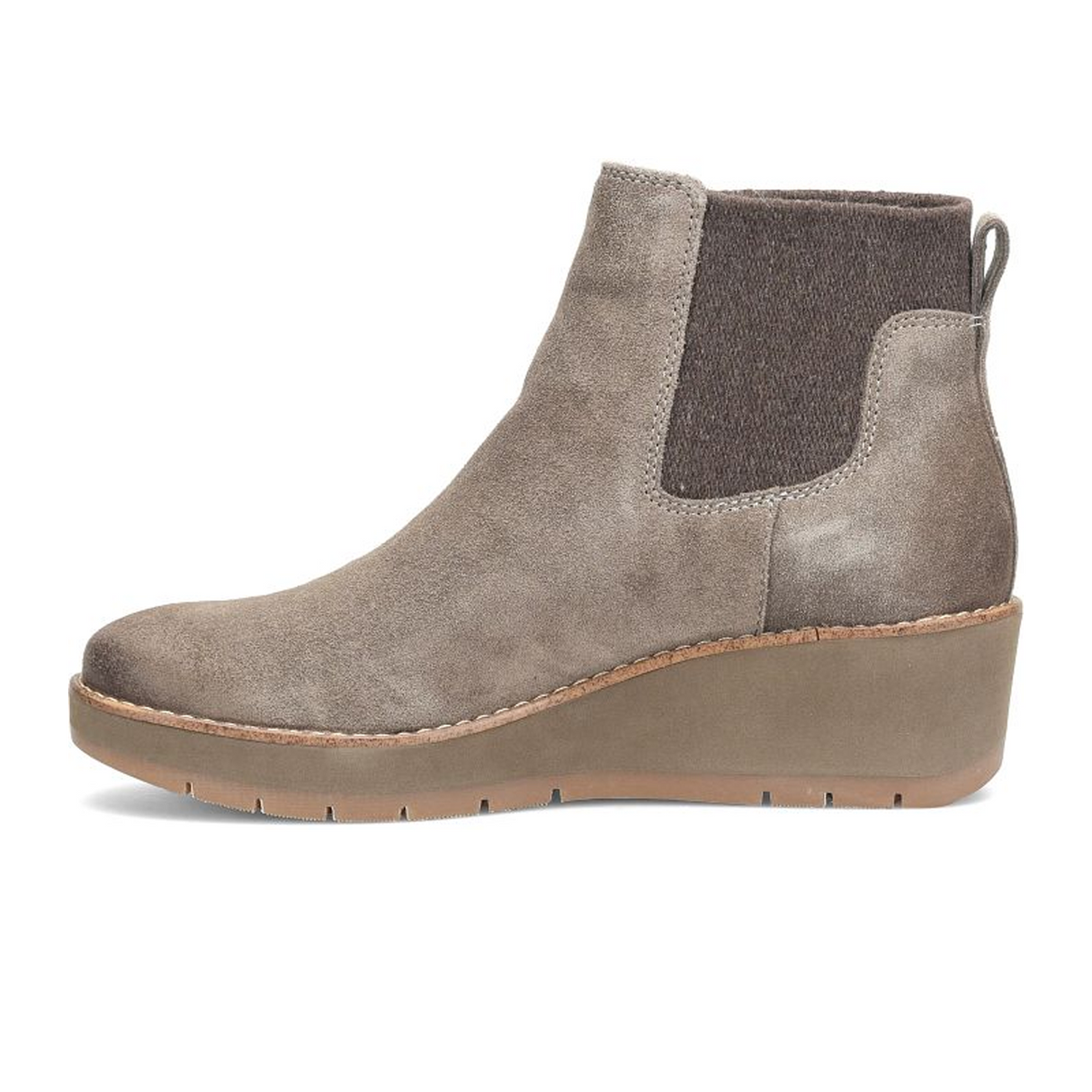 Comfortiva Ferna Chelsea Boot (Women) - Taupe Boots - Casual - Mid - The Heel Shoe Fitters