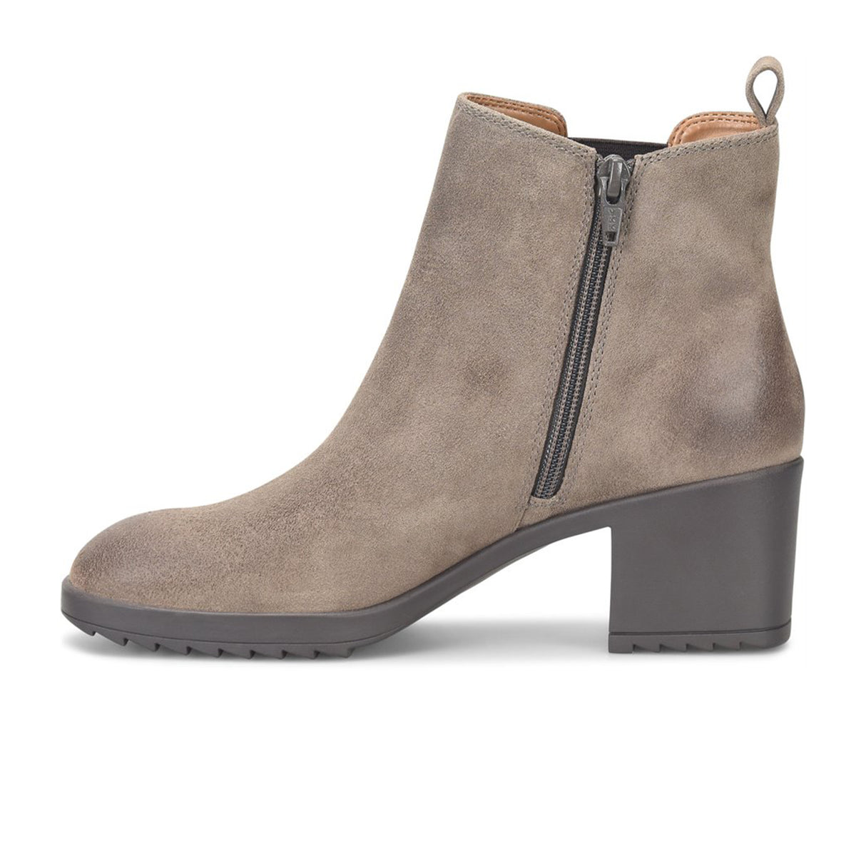 Comfortiva Hammond Ankle Boot (Women) - Taupe Boots - Casual - Mid - The Heel Shoe Fitters