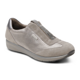 Aetrex Megan Sneaker (Women) - Pewter Athletic - Casual - Slip On - The Heel Shoe Fitters