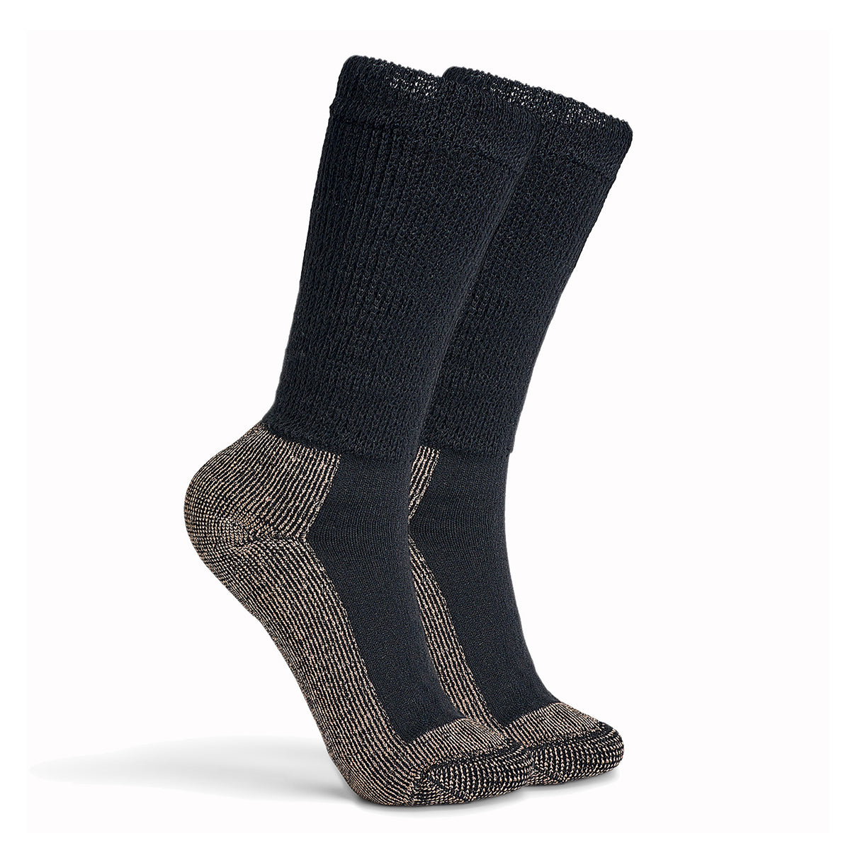 Stride Lite Copper Crew Sock (Unisex) - Black Accessories - Socks - Lifestyle - The Heel Shoe Fitters