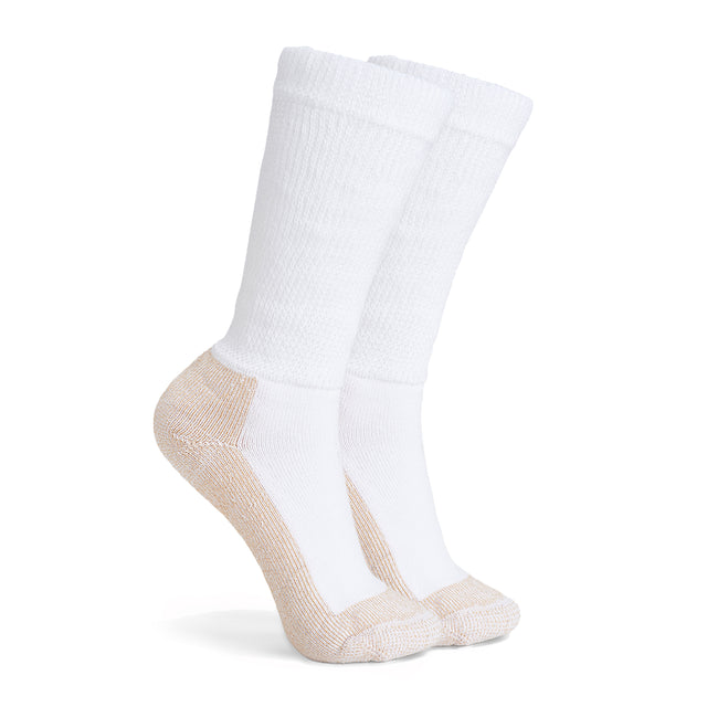 Stride Lite Copper Crew Sock (Unisex) - White Accessories - Socks - Lifestyle - The Heel Shoe Fitters