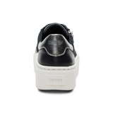 Aetrex Leigh Sneaker (Women) - Black Athletic - Casual - Lace Up - The Heel Shoe Fitters