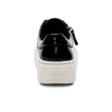 Aetrex Aubrey Sneaker (Women) - Black Patent Athletic - Casual - Lace Up - The Heel Shoe Fitters