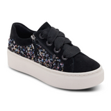 Aetrex Aubrey Platform Sneaker (Women) - Black Knit