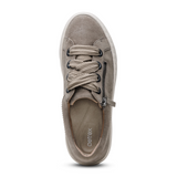 Aetrex Aubrey Sneaker (Women) - Taupe Athletic - Casual - Lace Up - The Heel Shoe Fitters