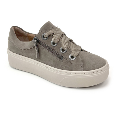 Aetrex Aubrey Sneaker (Women) - Taupe Athletic - Casual - Lace Up - The Heel Shoe Fitters