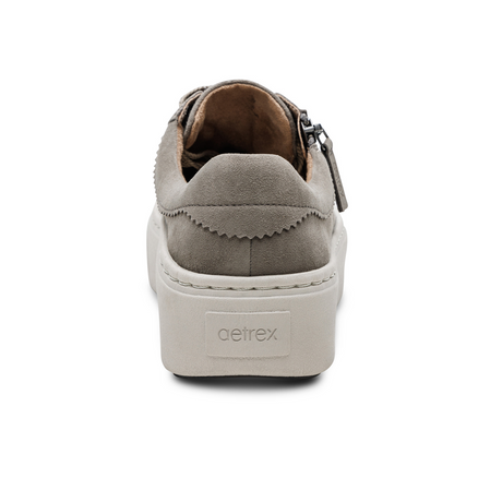 Aetrex Aubrey Sneaker (Women) - Taupe Athletic - Casual - Lace Up - The Heel Shoe Fitters