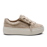 Aetrex Aubrey Sneaker (Women) - Tan Athletic - Casual - Lace Up - The Heel Shoe Fitters