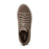 Aetrex Gianna Mid Sneaker (Women) - Taupe Athletic - Casual - Lace Up - The Heel Shoe Fitters