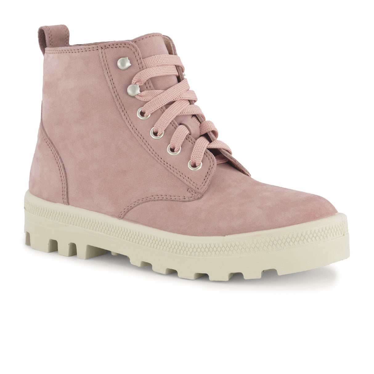 Naot Canoe Lace Up Boot (Women) - Mauve Nubuck Boots - Casual - Low - The Heel Shoe Fitters