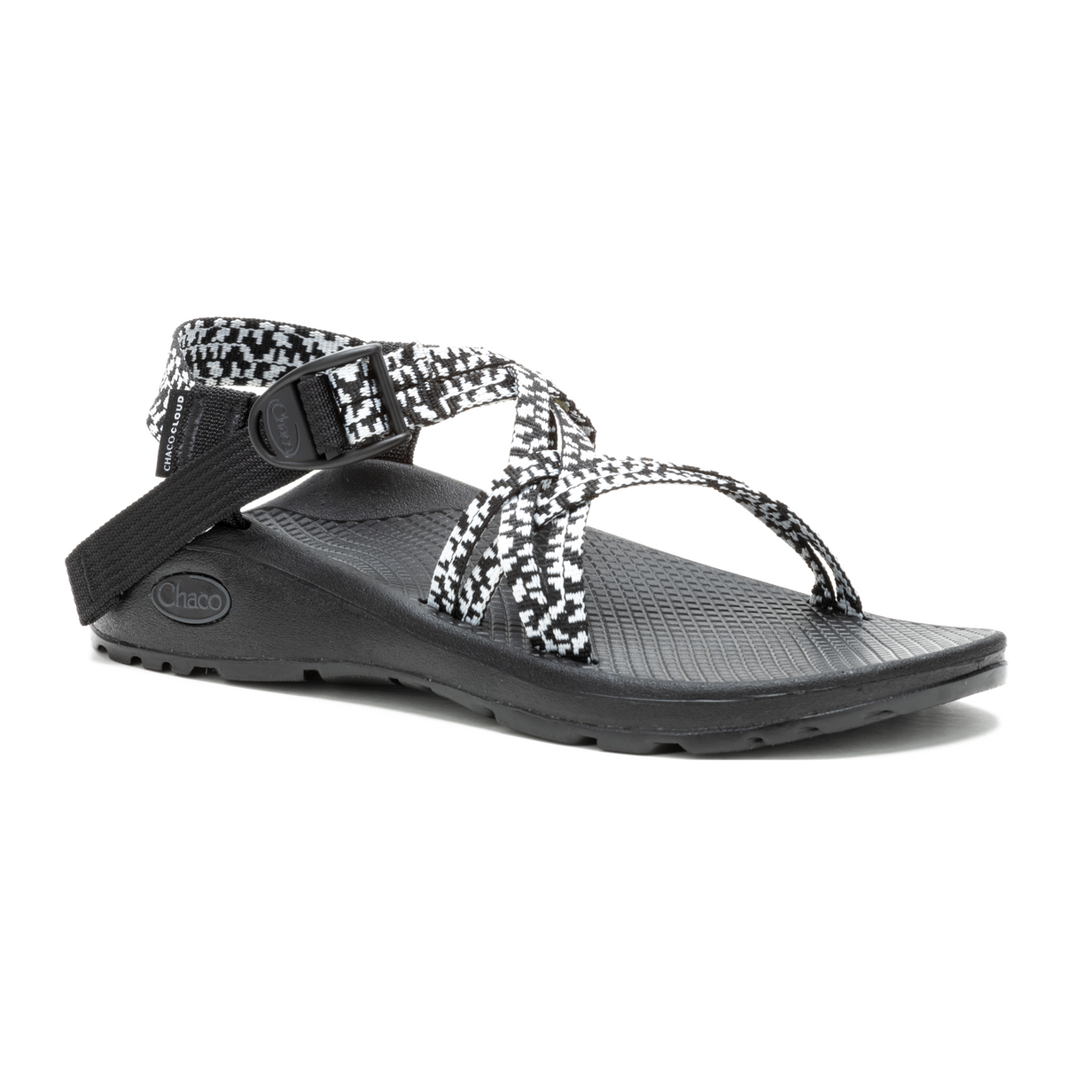 Chaco Z/Cloud X (Women) - Pixel B&W Sandals - Active - The Heel Shoe Fitters