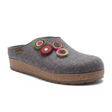 Haflinger Chloe Clog (Women) - Grey Dress-Casual - Clogs & Mules - The Heel Shoe Fitters