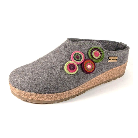 Haflinger Chloe Clog (Women) - Grey Dress-Casual - Clogs & Mules - The Heel Shoe Fitters