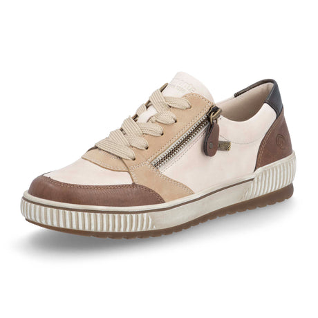 Remonte Maditta D0701-60 Sneaker (Women) - Chestnut/Sand/Marble/Antik Athletic - Casual - Lace Up - The Heel Shoe Fitters