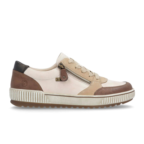 Remonte Maditta D0701-60 Sneaker (Women) - Chestnut/Sand/Marble/Antik Athletic - Casual - Lace Up - The Heel Shoe Fitters