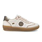 Remonte D0702 Maditta Sneaker (Women) - Cotton/Bronze Athletic - Casual - Lace Up - The Heel Shoe Fitters