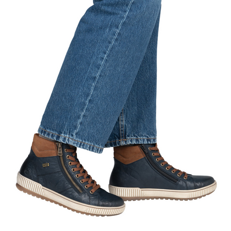 Remonte Maditta D0772 Sneaker Boot (Women) - Mare/Reh/Mare Athletic - Casual - Lace Up - The Heel Shoe Fitters